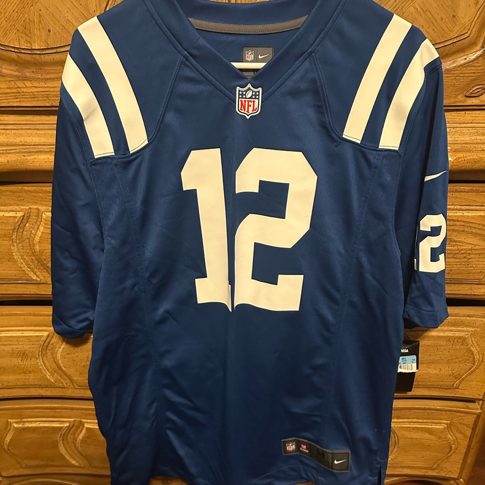 NFL Blue Jersey with Nike Logo